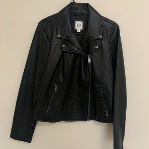 Gap Factory Faux Leather Moto Jacket